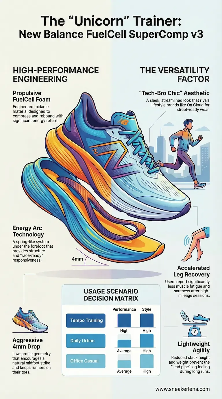 Discover the New Balance FuelCell SuperComp v3, the 