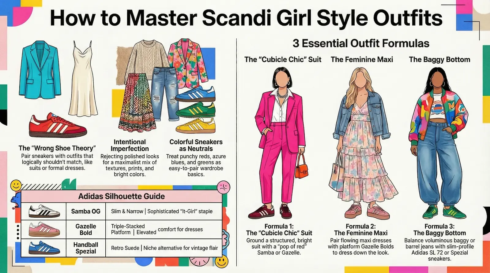 How to Master Scandi Girl Style Outfits Infographic